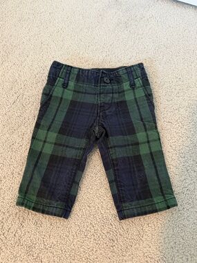 babyGAP Blue and Green Plaid Pants Size 0-3 months